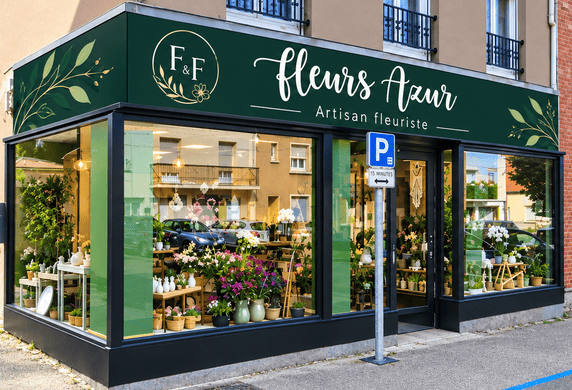 Vitrine Fleurs Azur-Outreau